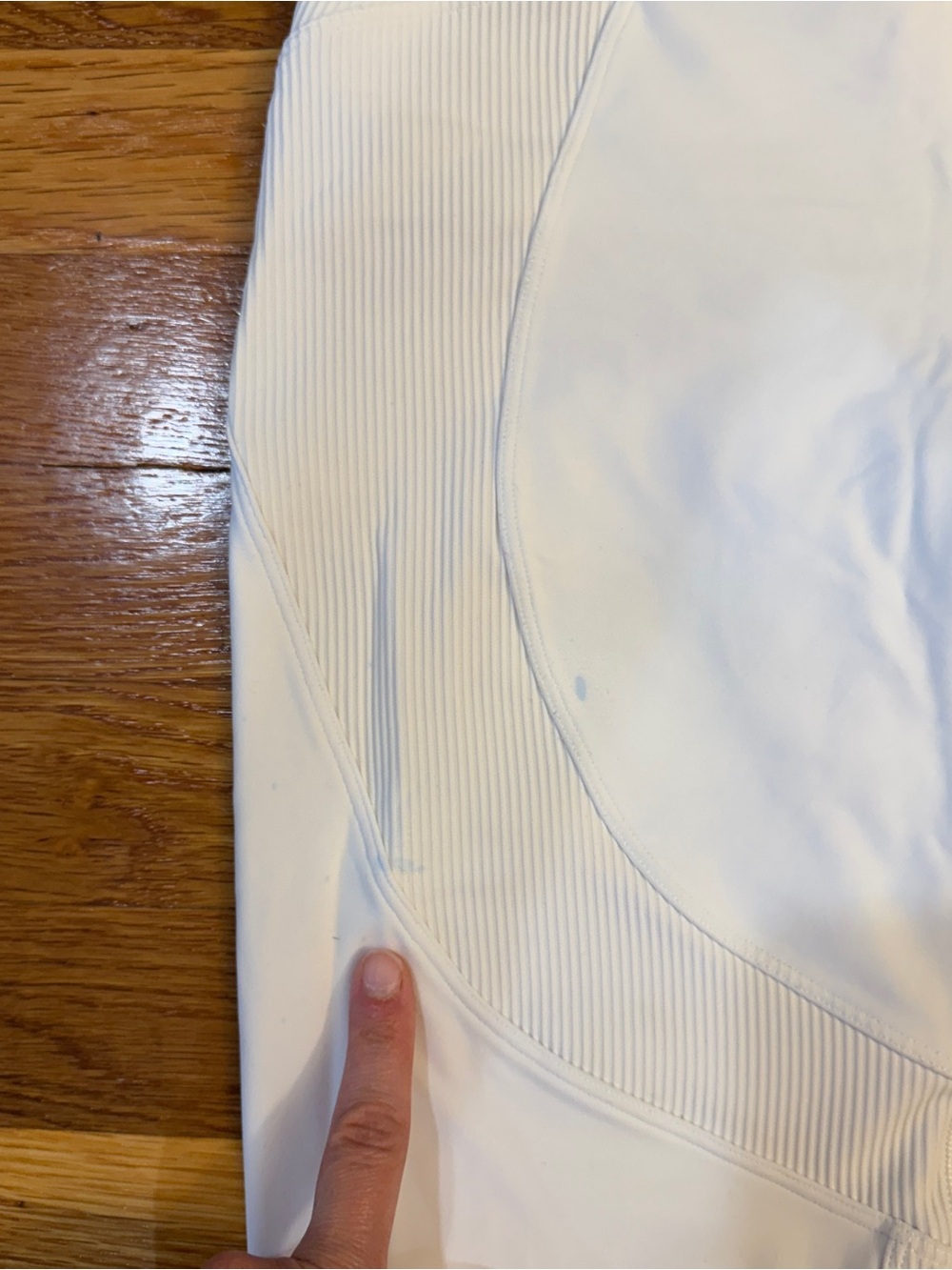 Lululemon New Ambition Super High-Rise Tight Leggings White - Size Est. 4 *FLAW - Picture 2 of 8